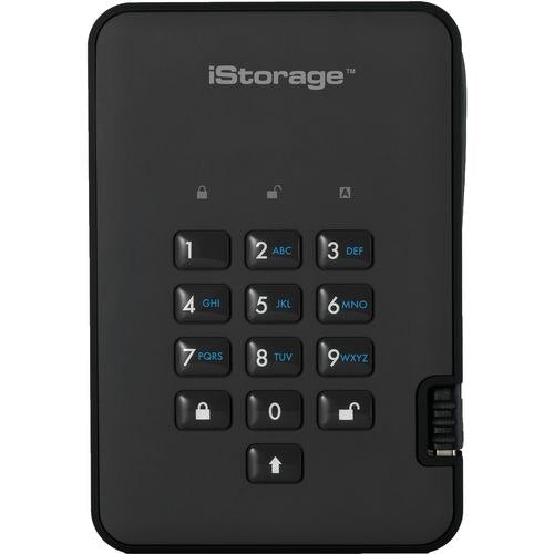 iStorage 500 GB External HDD diskAshur 2 USB-A 3.1 Black