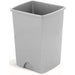 ADDIS Bin Base Rolltop Metallic Silver 27 x 30 x 40 cm