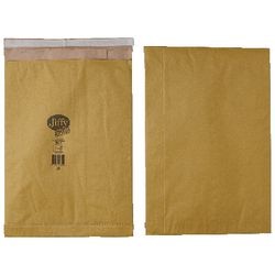 Jiffy Padded Envelopes PB6 90 gsm Brown Plain Peel and Seal 295 x 458 mm Pack of 50