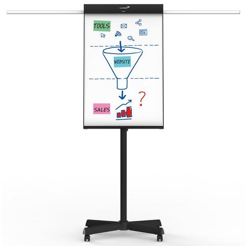 Legamaster Flipchart Board Universal Mobile 1050 x 680mm Grey