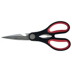 Office Depot Scissors Soft grip Black, Red 210 mm
