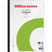 Office Depot Notepad A4 Ruled Glued Paper Soft Cover White Recycled 160 Pages Pack of 5