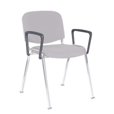 Niceday ISO Fixed Armrests in Black - 2 Units