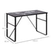 HOMCOM Writing Desk Black 600 x 745 mm