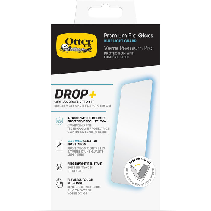 OtterBox Premium Pro Glass Antimicrobial Blue Light Apple iPhone 15 Plus - clear - ProPack