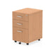 Impulse Under Desk Pedestal 3 Drawer Oak