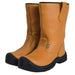 Texas Lined Tan Rigger Boots UK 9 Euro 43 JC-B917 SIZE 9
