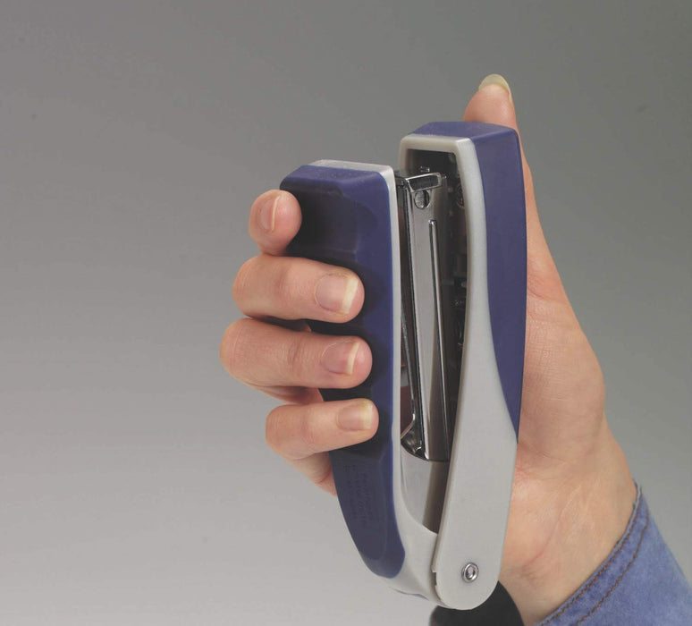 Rexel Centor Stapler 2100596 Half Strip Silver, Blue 25 Sheets No.56, No.16 Metal, Plastic