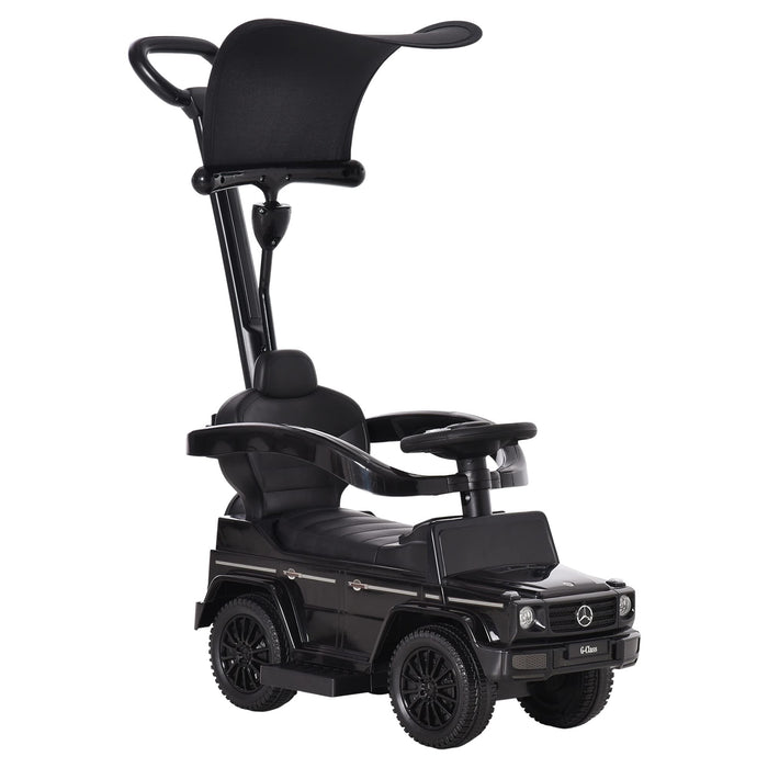 HOMCOM Benz G350 Ride-On Push Along Car Black