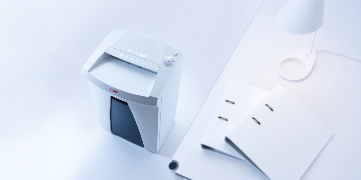 HSM SECURIO B22 Particle-Cut Shredder Security Level P-5 7-9 Sheets