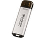 Transcend ESD310 - SSD - 512 GB - external (portable) - USB 3.2 Gen 2x1 (USB-C connector) - silver