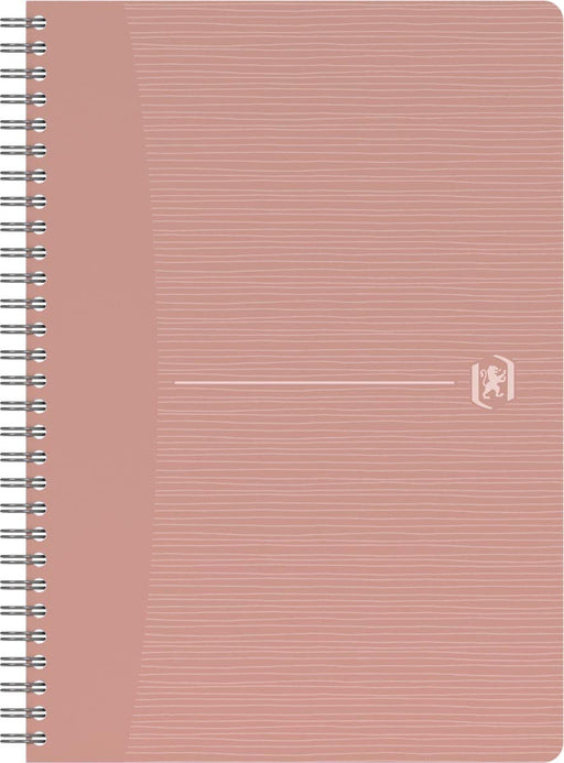 OXFORD My Rec€™Up Notebook A5 Ruled Twin Wire Card Assorted 180 Pages 90 Sheets Pack of 5