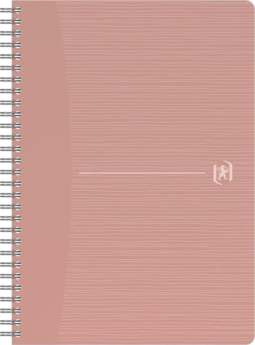 OXFORD My Rec€™Up Notebook A5 Ruled Twin Wire Card Assorted 180 Pages 90 Sheets Pack of 5