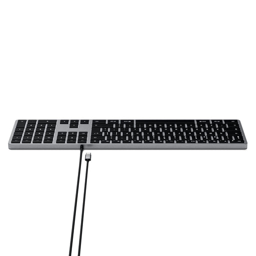 Satechi Keyboard ST-UCSW3M-UK Wired Grey Alphanumeric