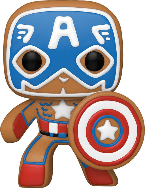 POP! Bobble-Head: Marvel Holiday - Gingerbread Captain America - 933 /50657