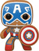 POP! Bobble-Head: Marvel Holiday - Gingerbread Captain America - 933 /50657