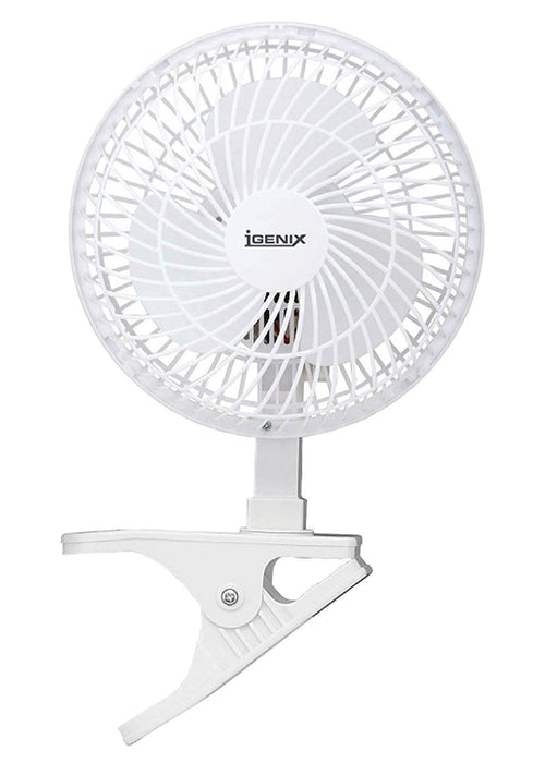 igenix Desk Fan DF6500 17 W White 2 Speed Settings 20.2 x 14.6 x 28 cm