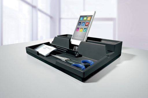 DURABLE Desk Organiser Varicolor ABS Charcoal 19 x 24 x 5 cm