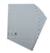 Exacompta Index Tabs A4+ Grey 1 to 15