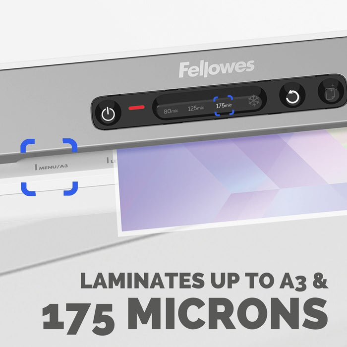 Fellowes Amaris 15.3 x 47.5 x 10.2 cm A3 Laminator 800 mm/min. 175 Microns