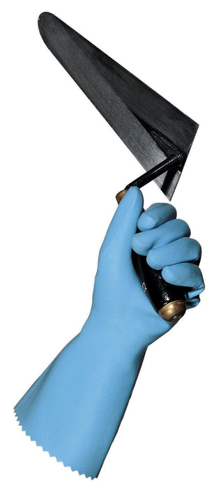 Mapa Professional Type B 300 Non-Disposable Chemical Gloves Latex Size 9 Blue