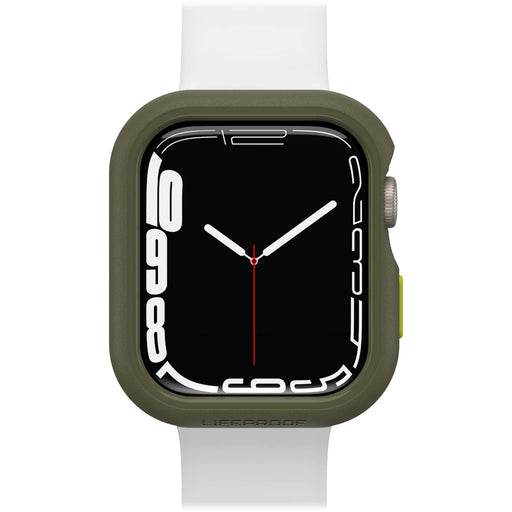 LifeProof - Bumper for smart watch - 85% ocean-based recycled plastic - gambit green - for Apple Watch (45 mm)