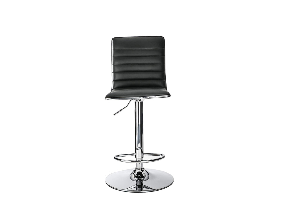Alphason High Back Bar Stool with Adjustable Seat Colby Black