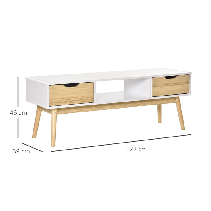 HOMCOM TV Stand White 390 x 460 mm