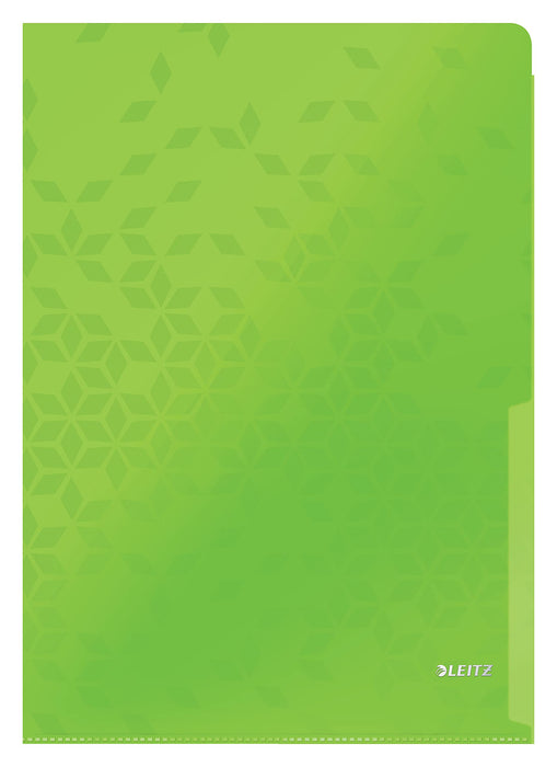 Leitz WOW Document Wallet A4 Flap PP (Polypropylene) Portrait 22 (W) x 0.1 (D) x 31 (H) cm Assorted Pack of 6