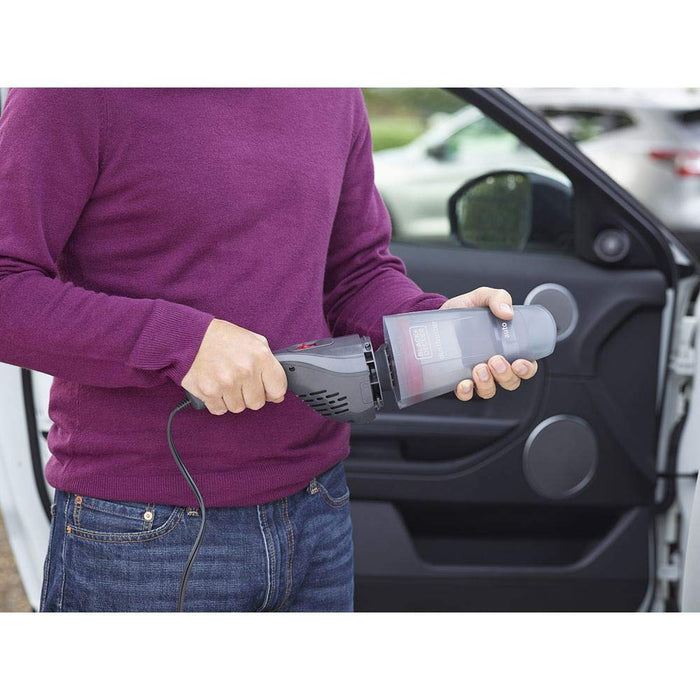 BLACK+DECKER Dry Vacuum Cleaner NVB12AV Grey Corded 370 ml