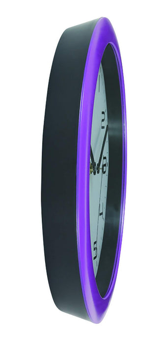 Alba Analog Wall Clock HORNEW P 30 x 5.5cm Prune