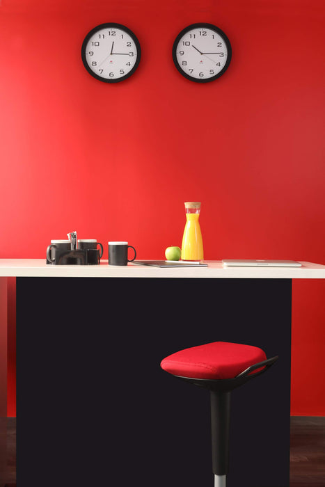 Alba Analog Wall Clock HORISSIMO N 38 x 5.5cm Black