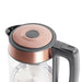 NEO Kettle NORDIC-GC 1.7 L Glass & Stainless Steel 2200 W Grey, Copper