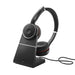 Jabra Evolve 75 SE UC Stereo - Headset - on-ear - Bluetooth - wireless - active noise cancelling - USB - with charging stand - Zoom Certified - for LINK 380a MS