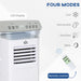 HOMCOM Portable Air Conditioner 823-024V70 White 33.4 x 32.3 x 68.8 cm