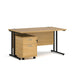 Dams International Straight Desk with 2 Drawer Pedestal SBK214O 1,400 x 800 x 725 mm