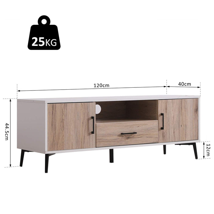 HOMCOM TV Stand Brown 400 x 445 mm