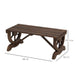 OutSunny Garden Rustic Wooden Bench Brown