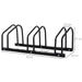 HOMCOM Bike Parking Rack, 130Lx33Wx27H cm, Steel-Black