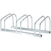 HOMCOM 6-Bike Floor Parking Stand-Silver