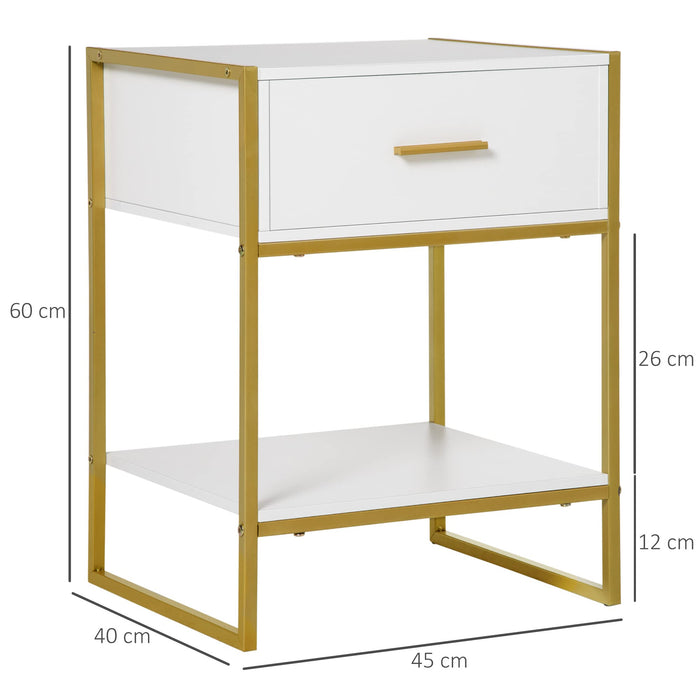 HOMCOM Nightstand 831-535 45 x 40 x 60 mm