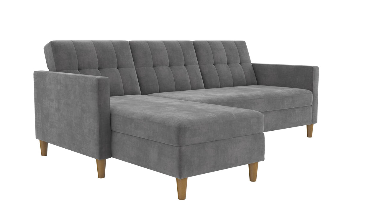 DOREL HOME 3 Seat Sofa GREY CHENILLE Chenille 2,133.60 (W) x 825.50 (D) x 1,536.70 (H) mm
