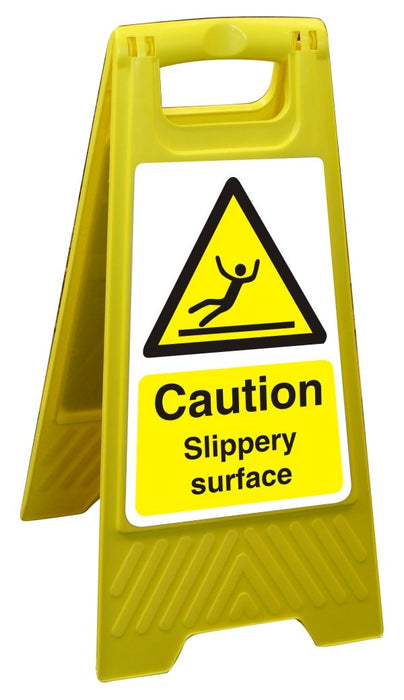 Floor Sign Slippery Surface Polypropylene 60 x 30 cm