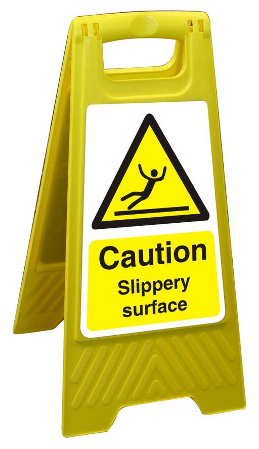 Floor Sign Slippery Surface Polypropylene 60 x 30 cm
