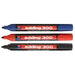 edding 300 Permanent Marker Medium Bullet 3 mm Assorted Refillable Pack of 3