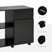 HOMCOM Printer Cabinet Black 4 x 8 x 7.3 cm