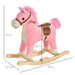 HOMCOM Rocking Horse 330-109PK 610 mm 325 mm 650 mm Pink