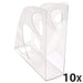 Exacompta Magazine File 18123D Clear Pack of 10