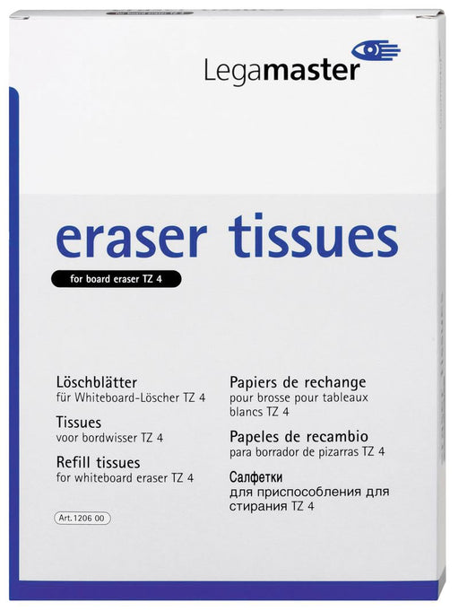 Legamaster Refill Eraser Sheets Pack of 100 1206-00