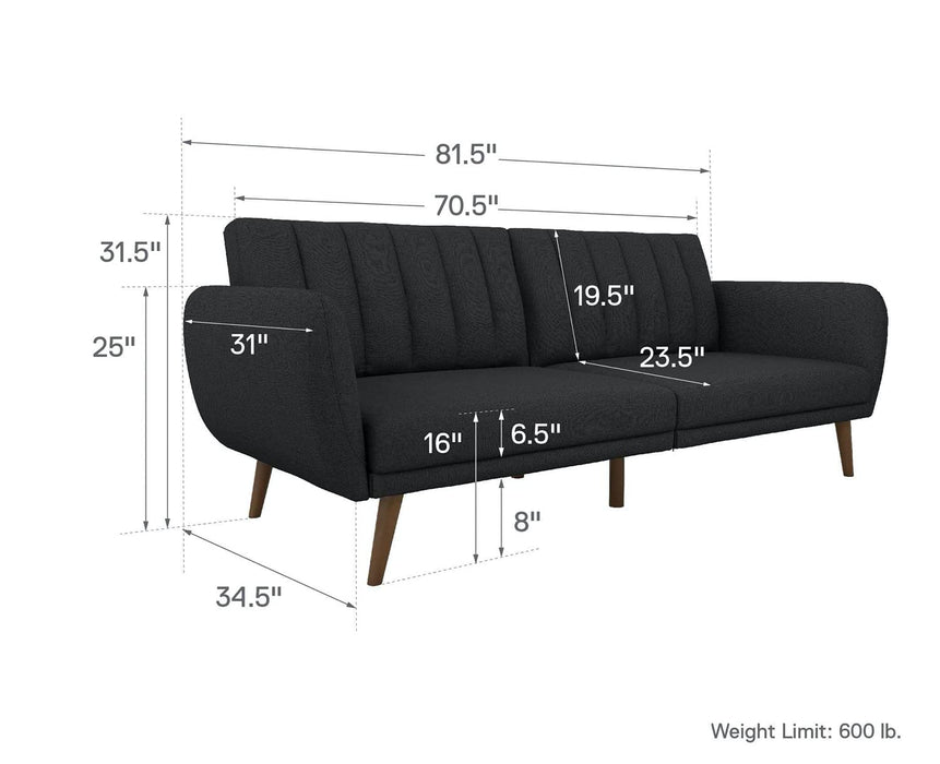 Novogratz 2115629NUK Sofa Beds 2,070 (W) x 800 (D) x 876 (H) mm
